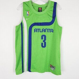 Nike Atlanta Hawks Shareef Rahim #3 Jersey Youth Size XL Green Blue Sleeveless
